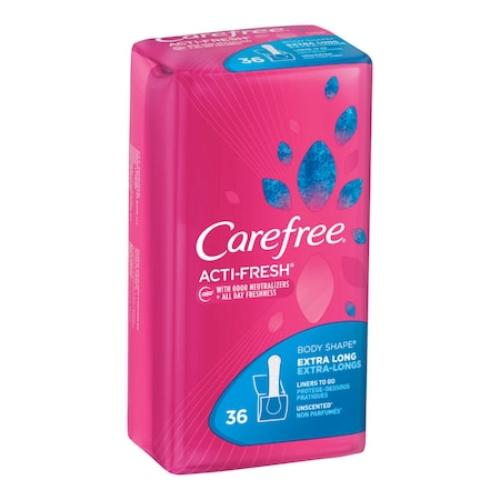 Carefree Pantiliner Extra Long Unscented, PK288 06988